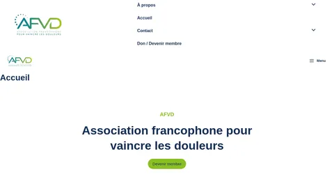 Capture du site AFVD