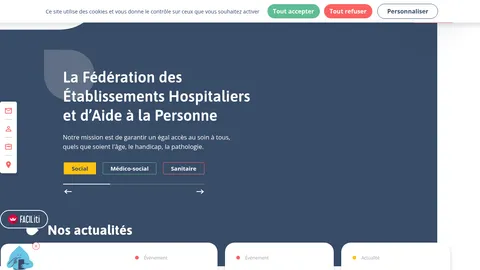 Capture du site FEHAP