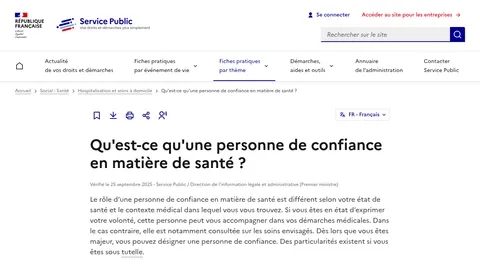 Capture Personne de confiance