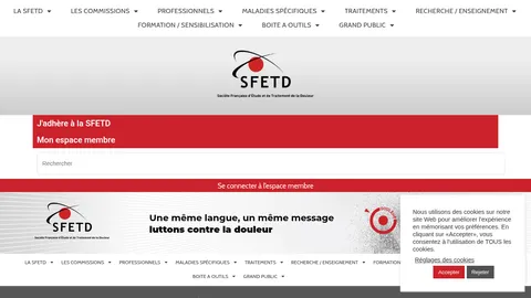 Capture du site SFETD