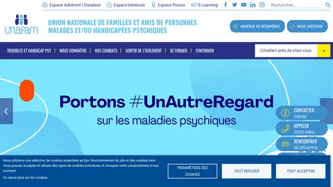 Capture du site UNAFAM